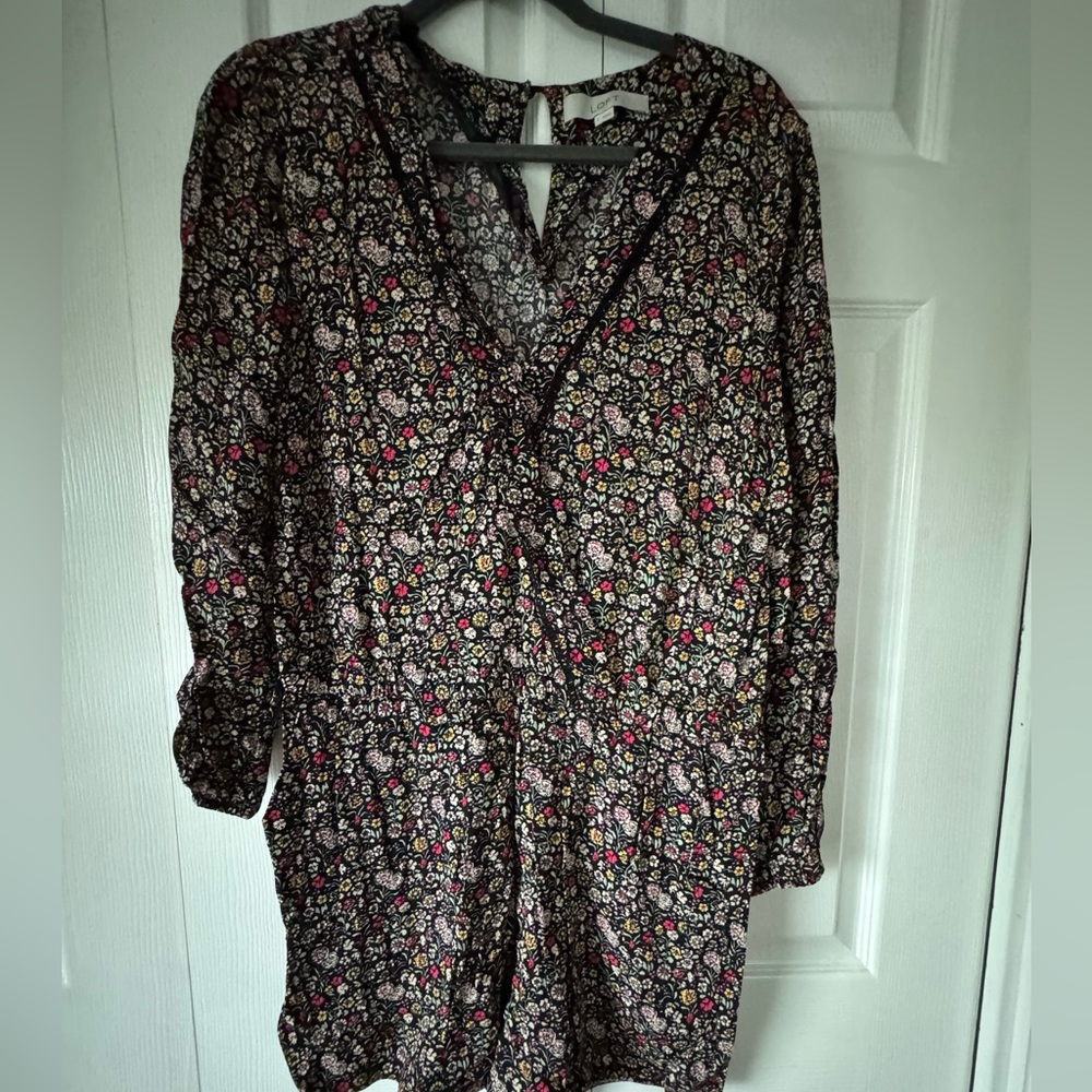 Loft Floral Romper (L)